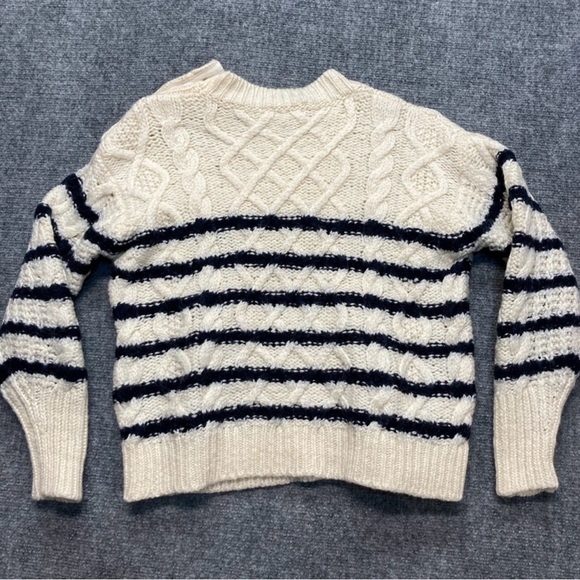 Sezane James Jumper Ecru/Navy XS - Picture 3 of 9